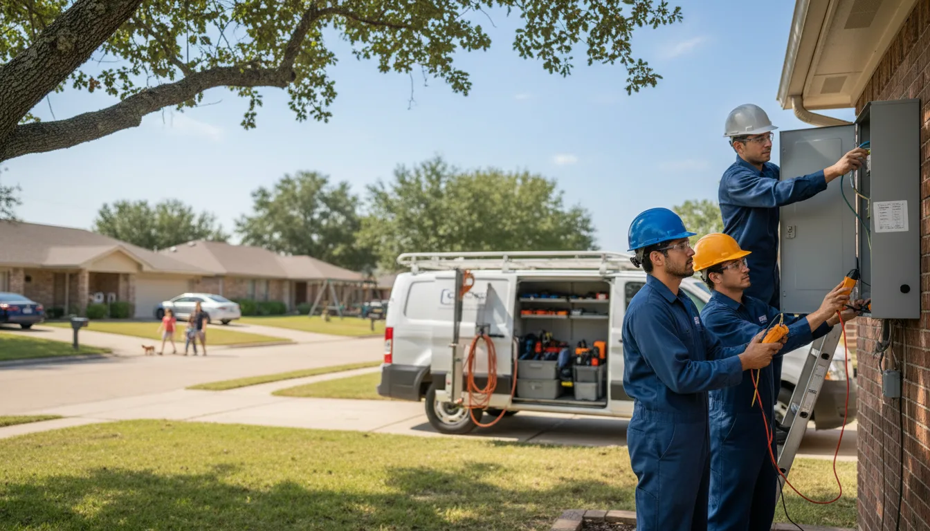 Certified electrician providing emergency electrical services in Gray, IA